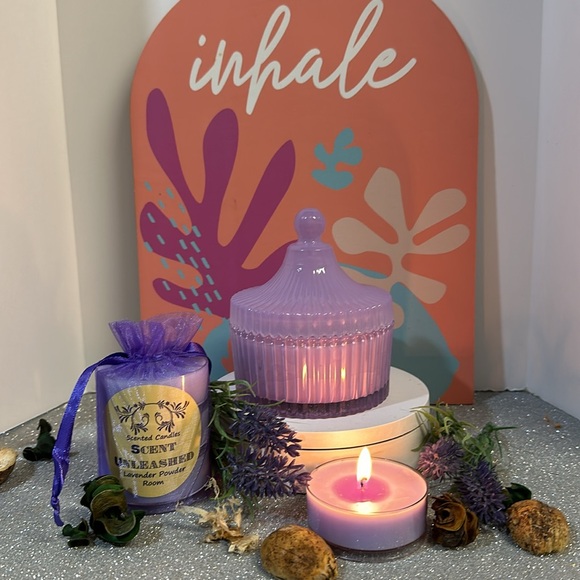 LAVENDER POWDER ROOM, SCENT UNLEASHED LLC, LUXURY HAND POURED SCENTED CANDLES! - Picture 7 of 10